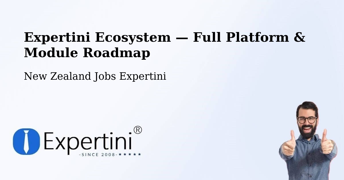 Expertini Ecosystem — Full Platform & Module Roadmap – Thames